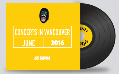 Top 8 Concerts in Vancouver June 2016